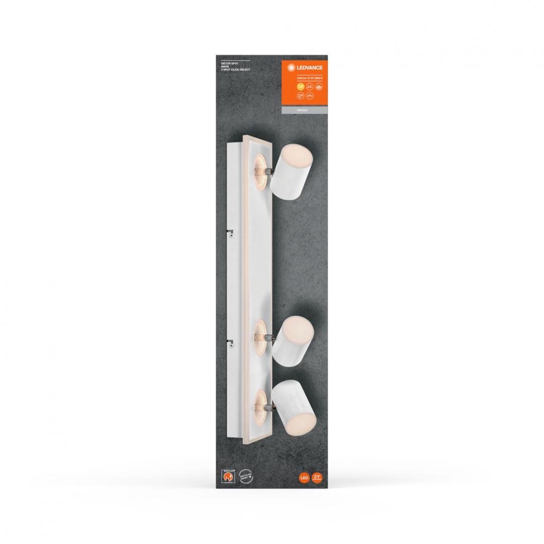 DECOR SPOT MARS 558MM 41W SEL WT LEDV "000004058075828421" (timbru verde 0.8 lei)