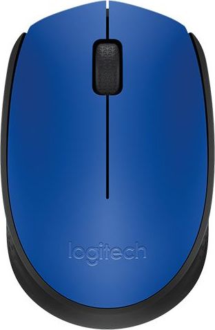 MOUSE LOGITECH, "M171", PC sau NB, wireless, 2.4GHz, optic, 1000 dpi, butoane/scroll 3/1, , albastru, "910-004640" (timbru verde 0.18 lei)