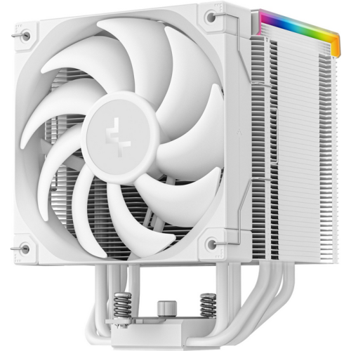COOLER DeepCool "AK500 DIGITAL PRO WH" skt. Intel si AMD, racire cu aer, vent. 120mm, 500 - 1750 rpm, 5 heatpipes, inaltime 162mm, afisaj digital,"R-AK500-WHAPMN-G" (timbru verde 0.8 lei)