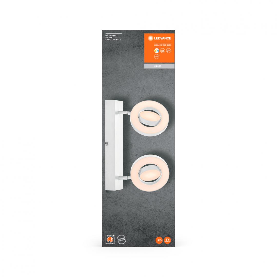 DECOR SPOT SATURN W 460MM 21W CCTWTLEDV "000004058075827981" (timbru verde 0.8 lei)