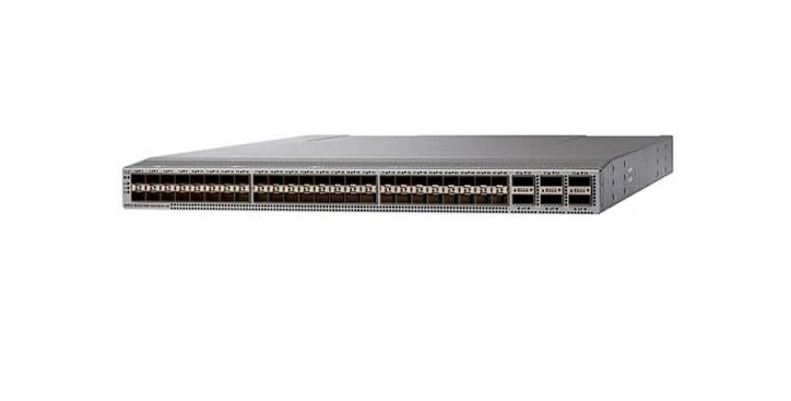 NEXUS 9300 WITH 48P 10/25G SFP+/AND 6P 100G QSFP28 IN, "N9K-C93180YC-EX" (timbru verde 2 lei)
