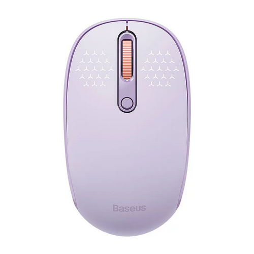 MOUSE Baseus PC sau NB wireless, 2.4GHz si Bluetooth, optic, 800/ 1200/1600 dpi,butoane/scroll 3/1, mov,"B01055503513-00" (timbru verde 0.18 lei) - 6932172632861