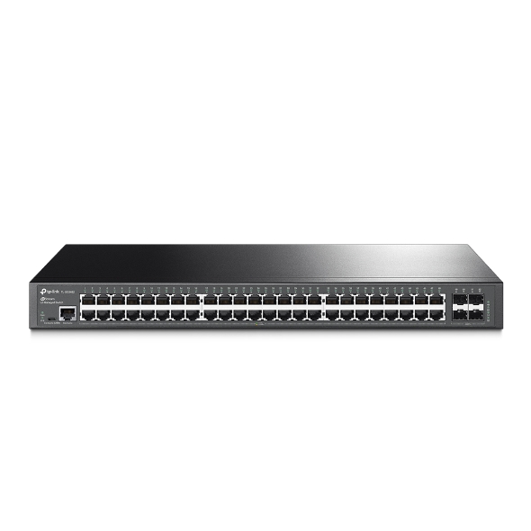 SWITCH TP-LINK " TL-SG3452 " L2 Managed 48 porturi Gigabit + 4 sloturi SFP, carcasa metalica, rackabil "SG3452" (timbru verde 2 lei)