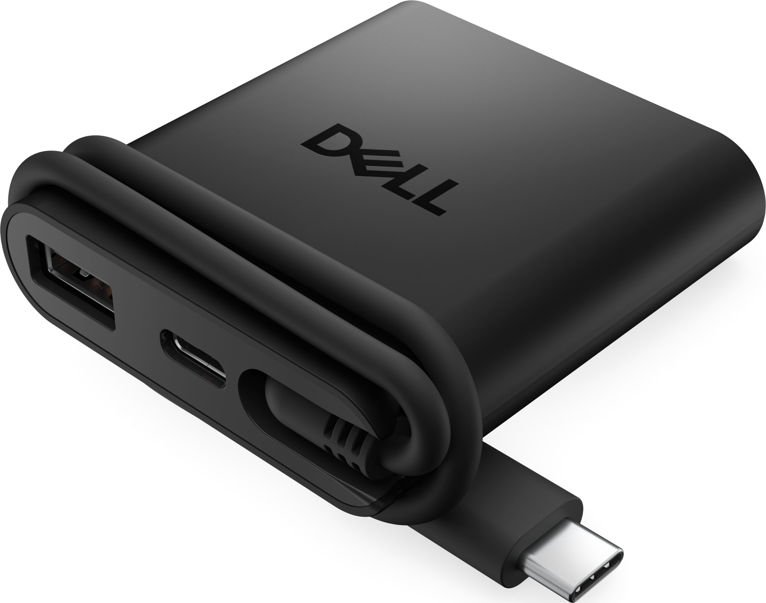 Dell Pro 4-in-1 USB-C Travel Hub-DA225"470-BFBN-05" - imagine 2
