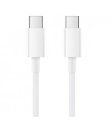 CABLU alimentare smartphone Xiaomi, USB Type-C (T) la USB Type-C (T), cauciuc, lungime 1,5 m, alb, "18713" (timbru verde 0.08 lei)