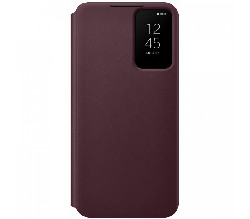 Galaxy S22 Plus; Smart Clear View Cover; Burgandy "EF-ZS906CEEGEE"