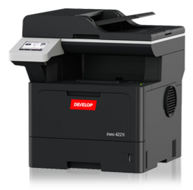 Multifunctional Laser Mono Develop INEO 4221I , A4, Functii: Impr.|Scan.|Cop.|Fax, Vit.Print. 42ppm, Conectivitate:USB|WIFI|RET, Duplex:Da, ADF:DADF(incl.TV 40lei) "AF28121"