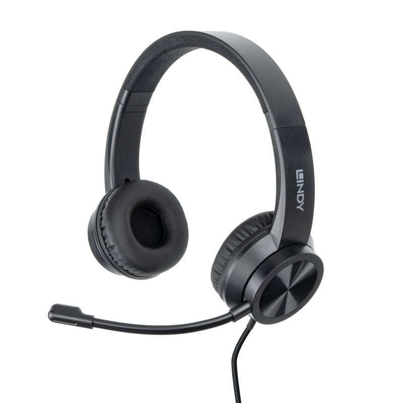 Casti Lindy USB-C Office "LY-20439" (timbru verde 0.18 lei)