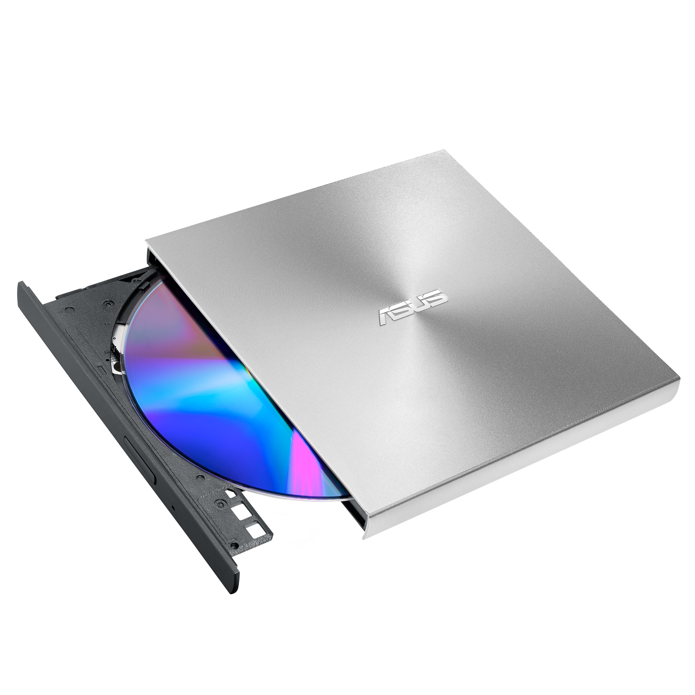 DVD writer extern ASUS ZenDrive U8M, 8X, ultra-subtire 13.9mm, suport M-DISC, USB tip C, compatibil Windows si Mac OS, Nero BackItUp, E-Green, Argintiu "90DD0292-M29000" - imagine 5