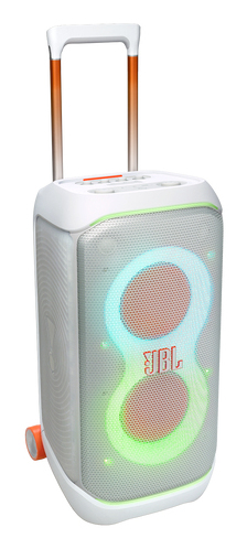 Boxa portabila Partybox Stage 320, 240W RMS, Baterie detasabila, IPX4, Auracast, AI Sound Boost, Alb"JBLPBSTAGE320SWEP" (timbru verde 0.8 lei)