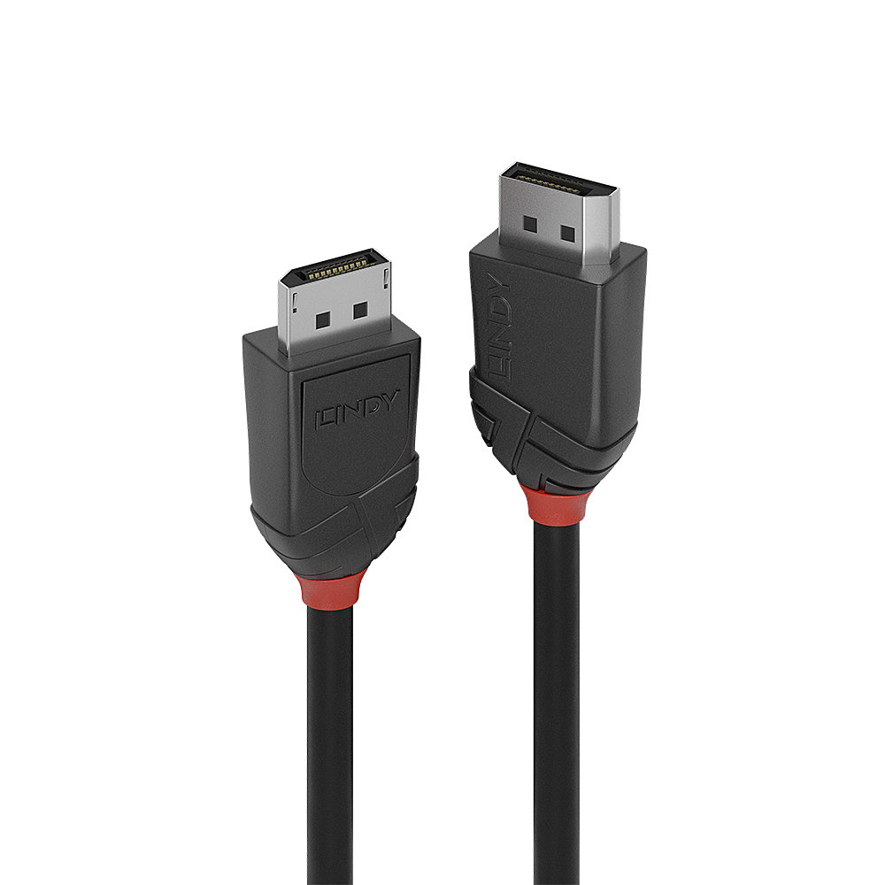 Cablu Lindy 1.m DisplayPort 1.2, Black "LY-36491" (timbru verde 0.8 lei)