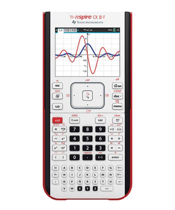 CALCULATOR de BIROU Texas Instruments Calculator grafic TI-Nspire CX II "NSCX2/TBL/3E15/A" (timbru verde 0.18 lei)