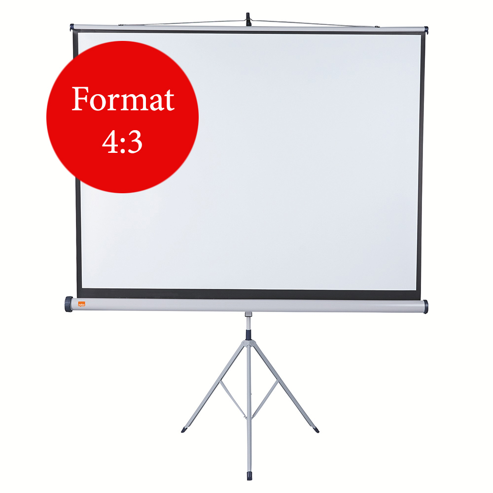 ECRAN proiectie NOBO, manual, format 4 : 3, fixare trepied, 200 x 150 cm, "1902397"