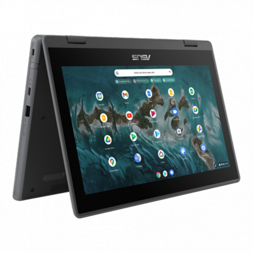 NOTEBOOK Asus AS 11 N6000 8 64 UMA HD Chrome "CR1100FKA-BP0727" ((timbru verde 3.5 lei)