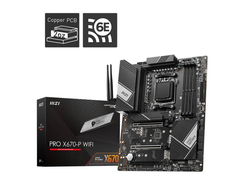 MB MSI PRO X670-P WIFI AM5 DDR5 "PRO X670-P WIFI"