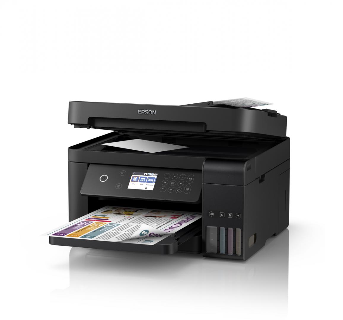 Multifunctional Inkjet CISS Color Epson L15160,A3,Functii:Impr|Scan|Cop|Fax, Vit Print Mono: 32ppm, Vit prin color: 32ppm, Conectiv:USB|Retea|WiFi, Duplex:Da, ADF:ADF, (Timbru Verde 15lei) "C11CH71402"(RAPO)