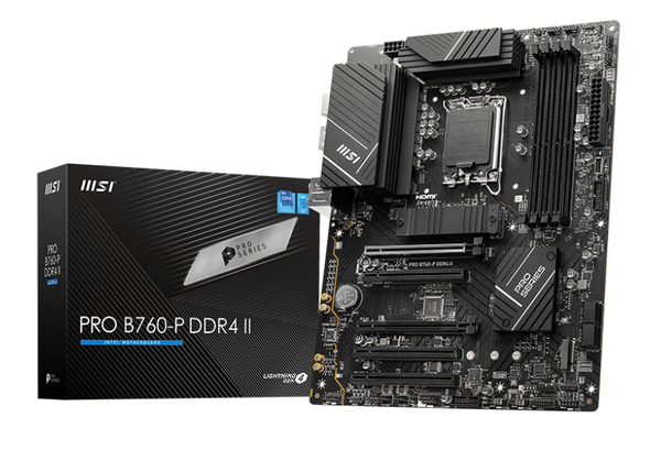 Placa de baza PRO B760-P DDR4 II Intel B760 Socket 1700 ATX "7E29-001R"