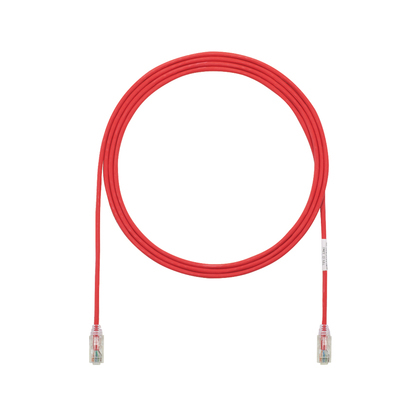 PANDUIT Cat 6A 28AWG S Patch Cord CM/LSZH Red 2 meter "UTP28SP2MRD" (timbru verde 0.03)