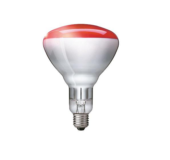 BEC IR Philips, soclu E27, putere 250W, forma clasic, lumina rosie, alimentare 230 - 250 V, "000008711500575210" (timbru verde 0.45 lei)
