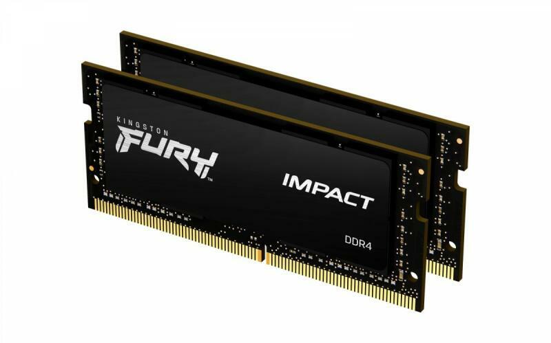 Memorie SODIMM Kingston Fury Impact DDR4 16 GB, frecventa 3200 MHz, 1 modul, radiator, "KF432S20IB/16"
