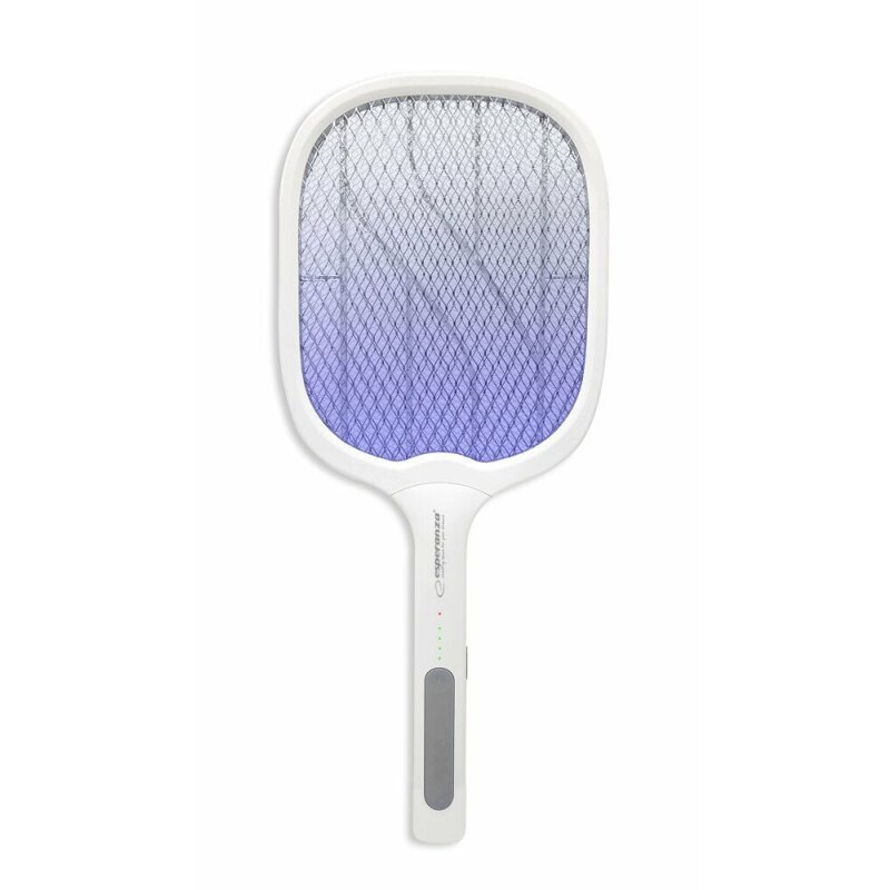 Paleta electrica anti-insecte Esperanza Bluster EHQ011 3W 22.1cm LED UV Alb "EHQ011" (timbru verde 0.8 lei)