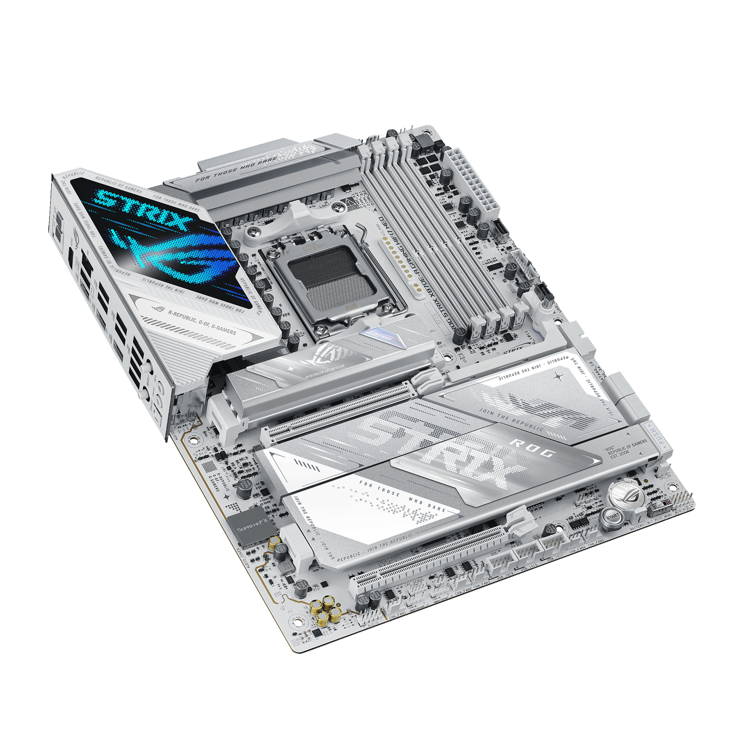 Placa de baza Asus ROG STRIX X870E-A GAMING WIFI7 NEO, AM5, DDR5, ATX, Alb, 90MB1P30-M0EAY0 "ROG STRIX X870E-A GAMING NEO" - imagine 7