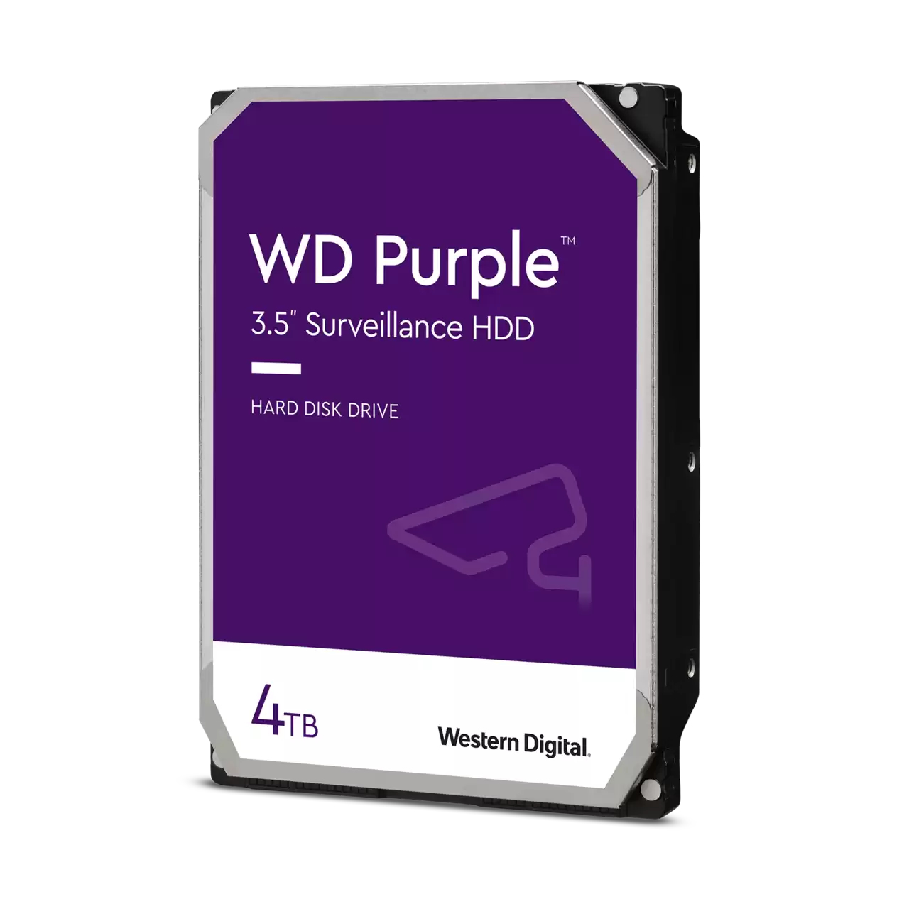 HDD Video Surveillance WD Purple 4TB CMR, 3.5, 256MB, SATA, TBW: 180 "WD44PURZ"