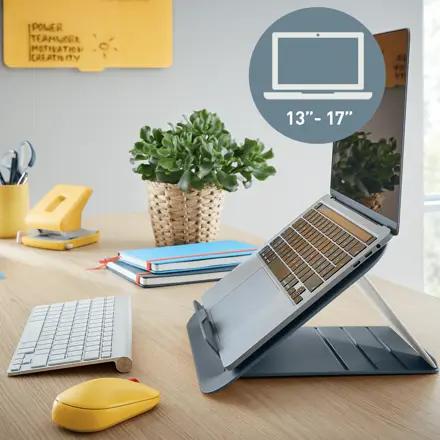 SUPORT ERGONOMIC LEITZ ERGO COSY, pentru laptop, ajustabil, gri antracit "64260089"