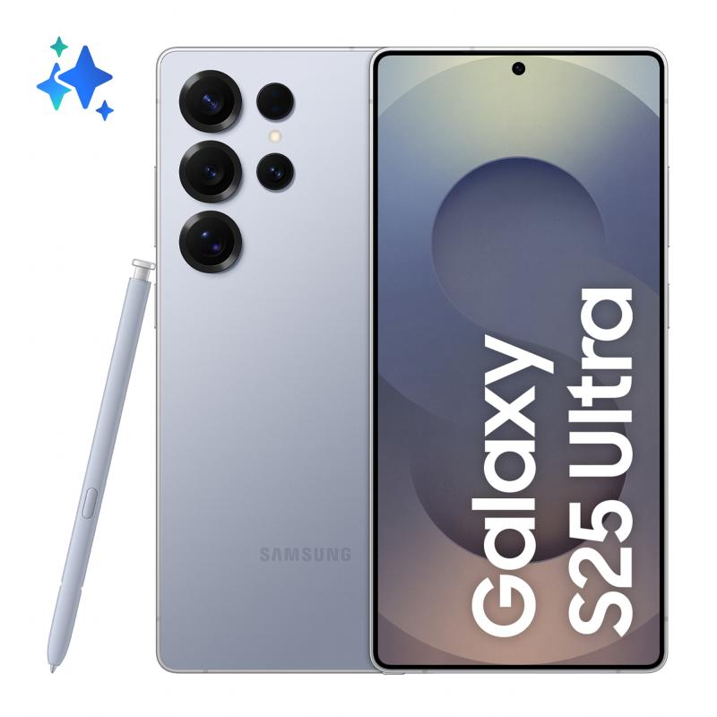 Smartphone Galaxy S25 Ultra 512GB 12GB RAM 5G Dual SIM Titanium SilverBlue "SM-S938BZBGEUE" (timbru verde 0.45 lei)