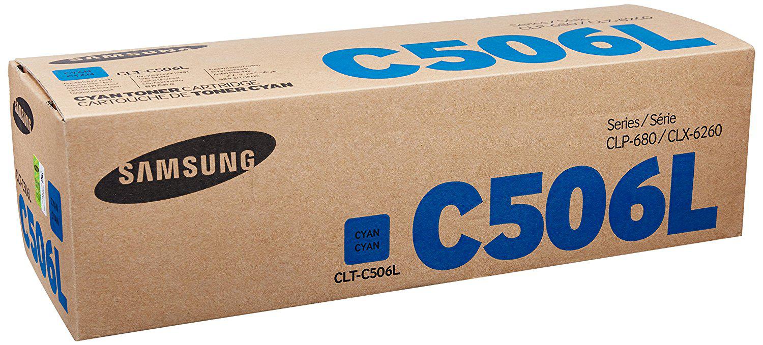 Toner Original Samsung Cyan, C506L, pentru CLP-680ND CLX-6260|, 3.5K, (timbru verde 1.2 lei) , "SU038A"