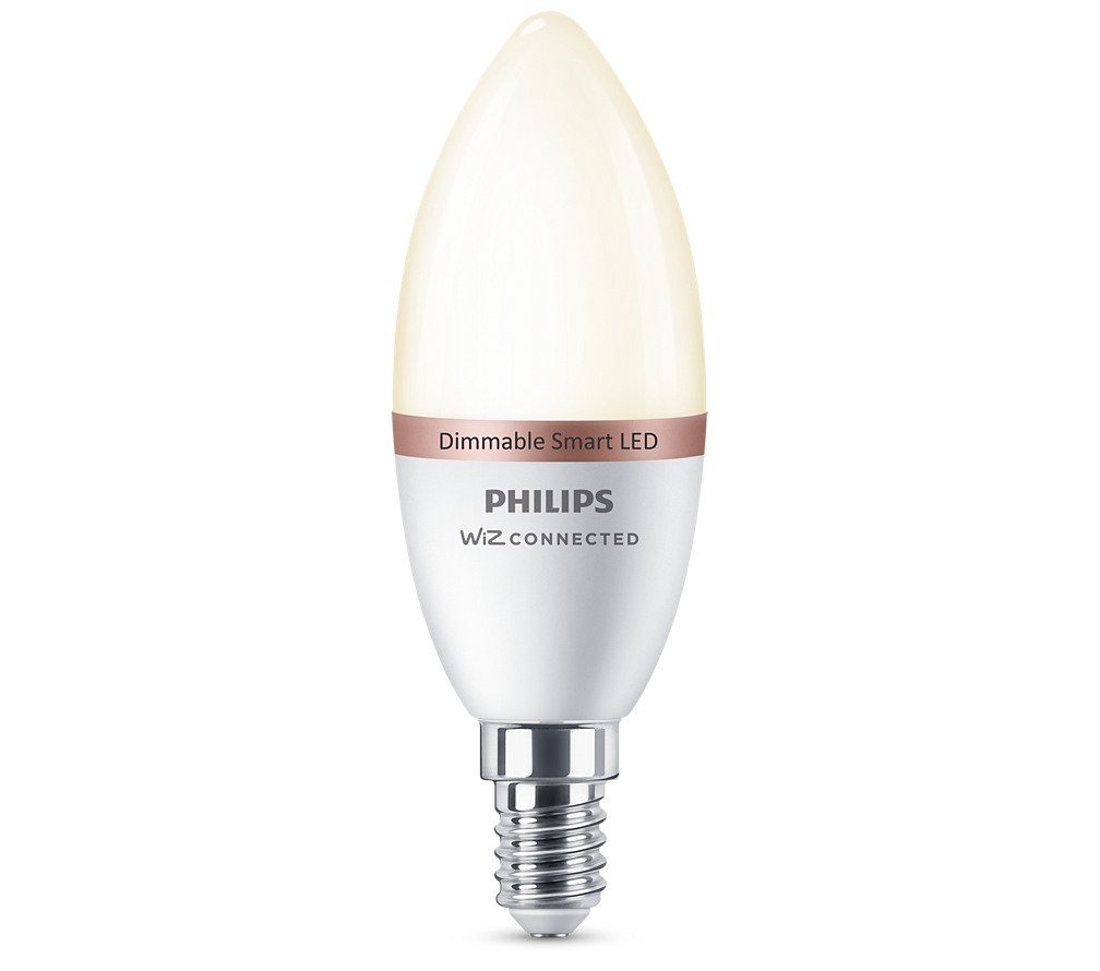 BEC smart LED Philips, soclu E14, putere 4.9 W, forma lumanare, lumina alb rece, alimentare 220 - 240 V, "000008719514372368" (timbru verde 0.45 lei)