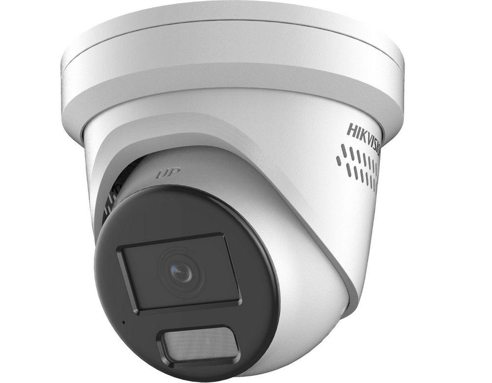 CAMERA IP Hikvision, turret pt. interior | exterior, dist. IR 30 m, tip lentila fixa 4 mm, 4 Mpx, PoE, slot SD card, "DS-2CD2347G2LSUSL4" (timbru verde 0.8 lei)