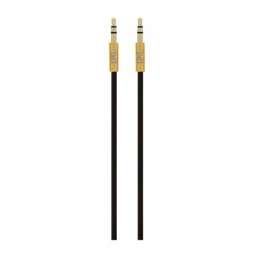 TNB WOVEN JACK CABLE 1.5m GOLD JACKS "JACKLUX1" (timbru verde 0.08 lei)