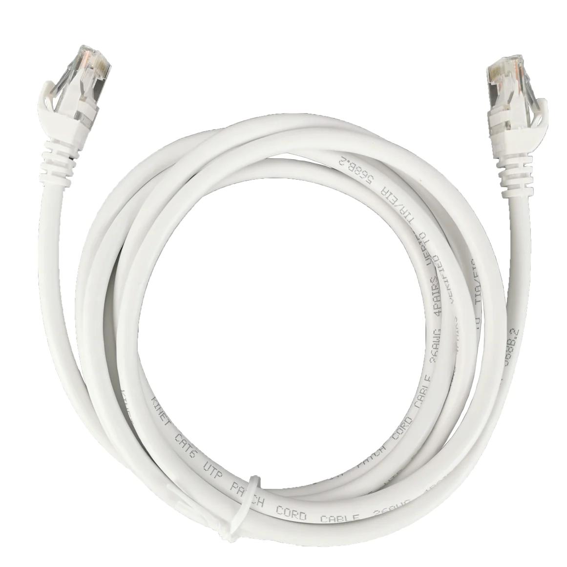 PATCH CORD UTP SPACER Cat6, cupru-aluminiu, 2 m, alb, AWG26, "SPPC-UTP-CAT6-2M" (timbru verde 0.08 lei)
