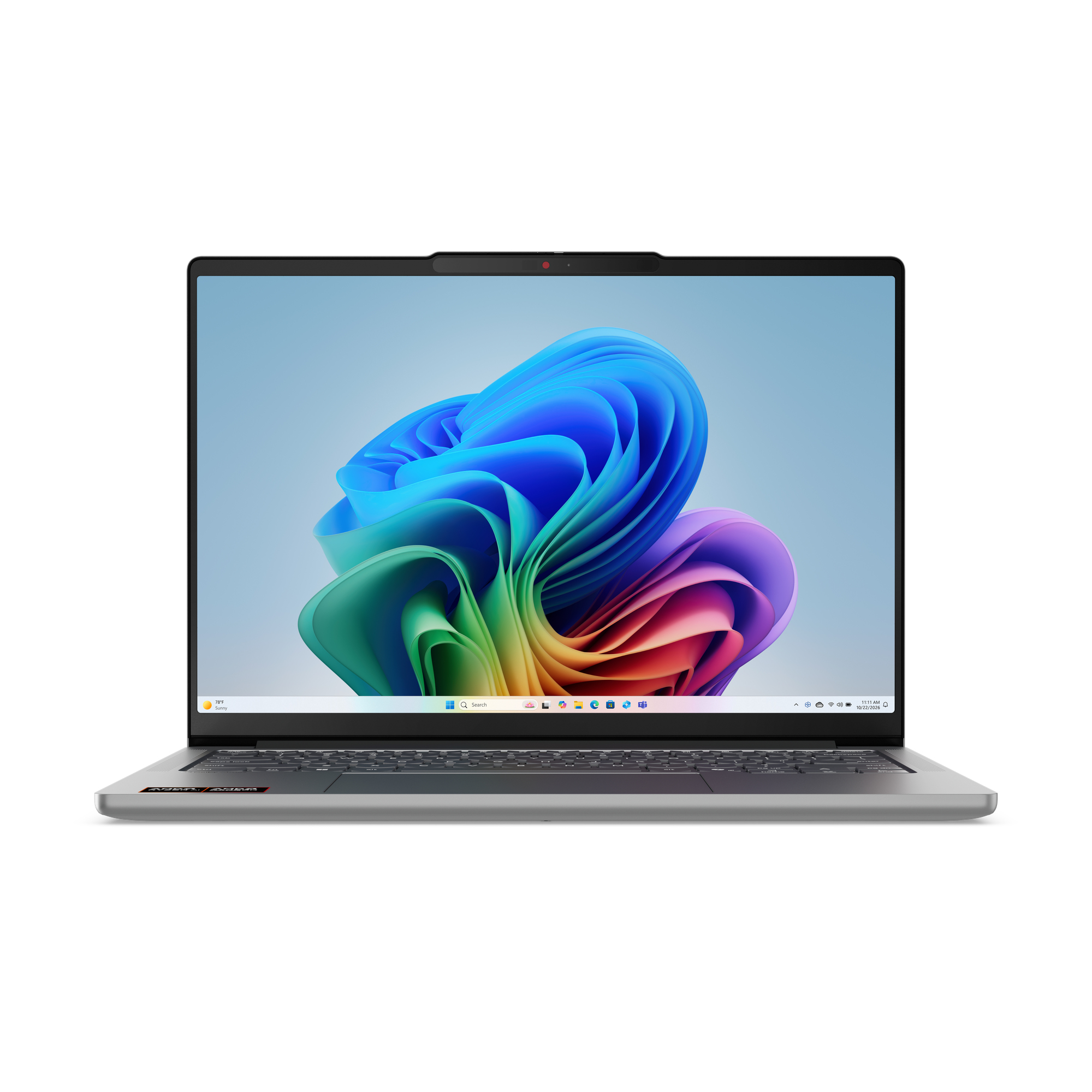14 IdeaPad Pro 5 14AGP11, 2.8K OLED 120Hz VRR, Procesor AMD RyzenTM AI 7 450 (16M Cache, up to 5.1 GHz), 24GB LPDDR5X, 1TB SSD, AMD Radeon 860M, No OS, Luna Grey "83SG0013RM" - imagine 2