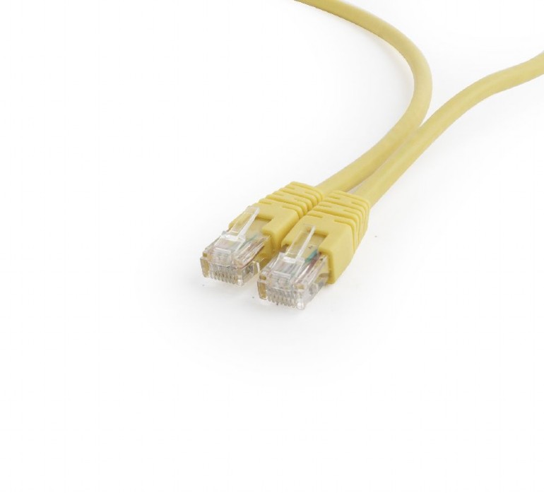 PATCH CORD UTP GEMBIRD Cat6, cupru-aluminiu, 5 m, galben, AWG26, "PP6U-5M/Y" (include TV 0.15 lei)