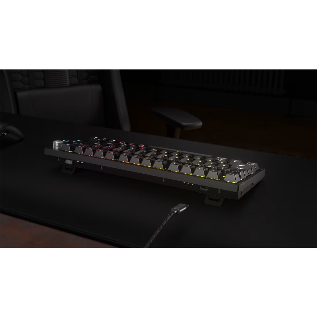 Tastatura Gaming Mecanica CR K65 PLUS RG"CH-91D441F-NA" - imagine 3