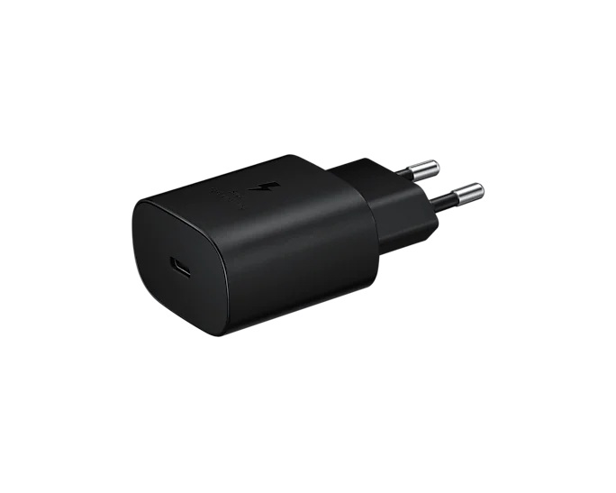 Incarcator retea 220V Samsung, USB Type C, 25W, fast charge, negru, "EP-TA800XBEGWW" (timbru verde 0.18 lei)