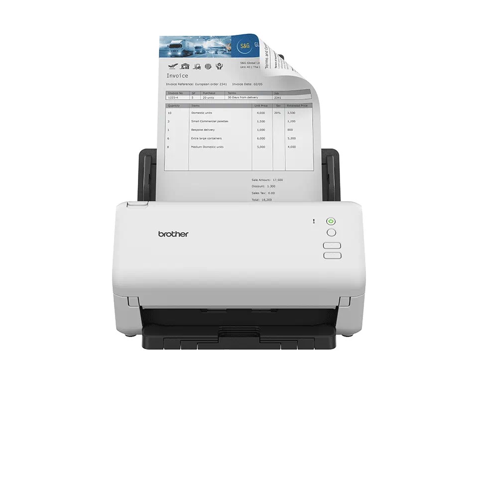 Scanner Desktop BROTHER ADS-2200, A4, Viteza de scanare duplex: 35ppm, Optiuni: , Conectivitate:USB, Scanare ambele fete:Da, ADF:50coli(Timbru Verde11Lei) "ADS2200TC1"
