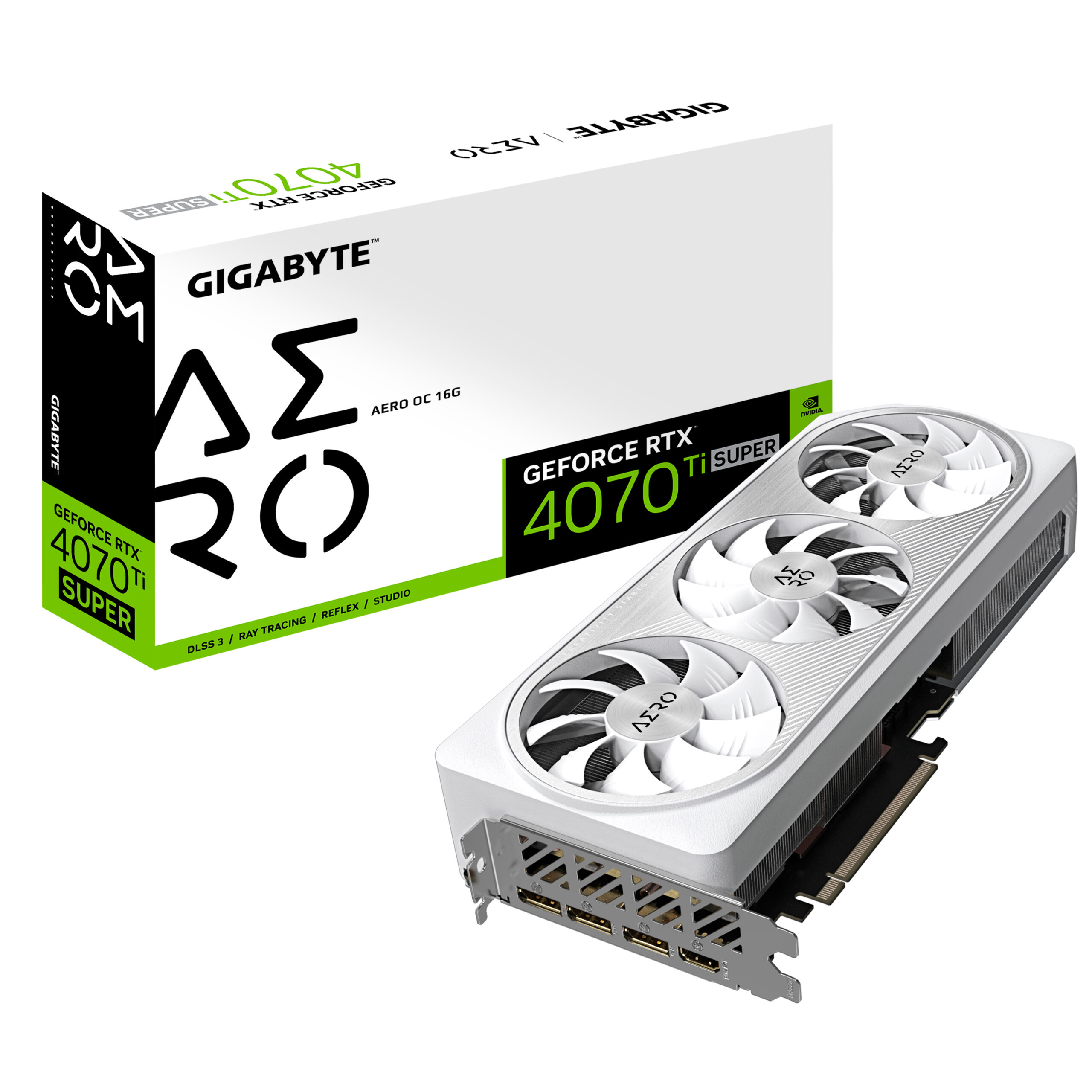 GB GeForce RTX4070 AERO TI OC SUPER 16GB"GV-N407TSAERO OC-16GD"