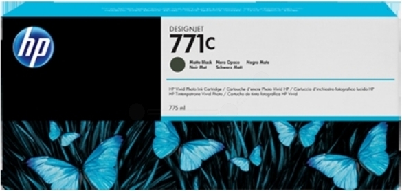 Cartus Cerneala Original HP Matte Black, nr.771C, pentru DesignJet Z6200, , (timbru verde 0.15 lei), "B6Y07A"