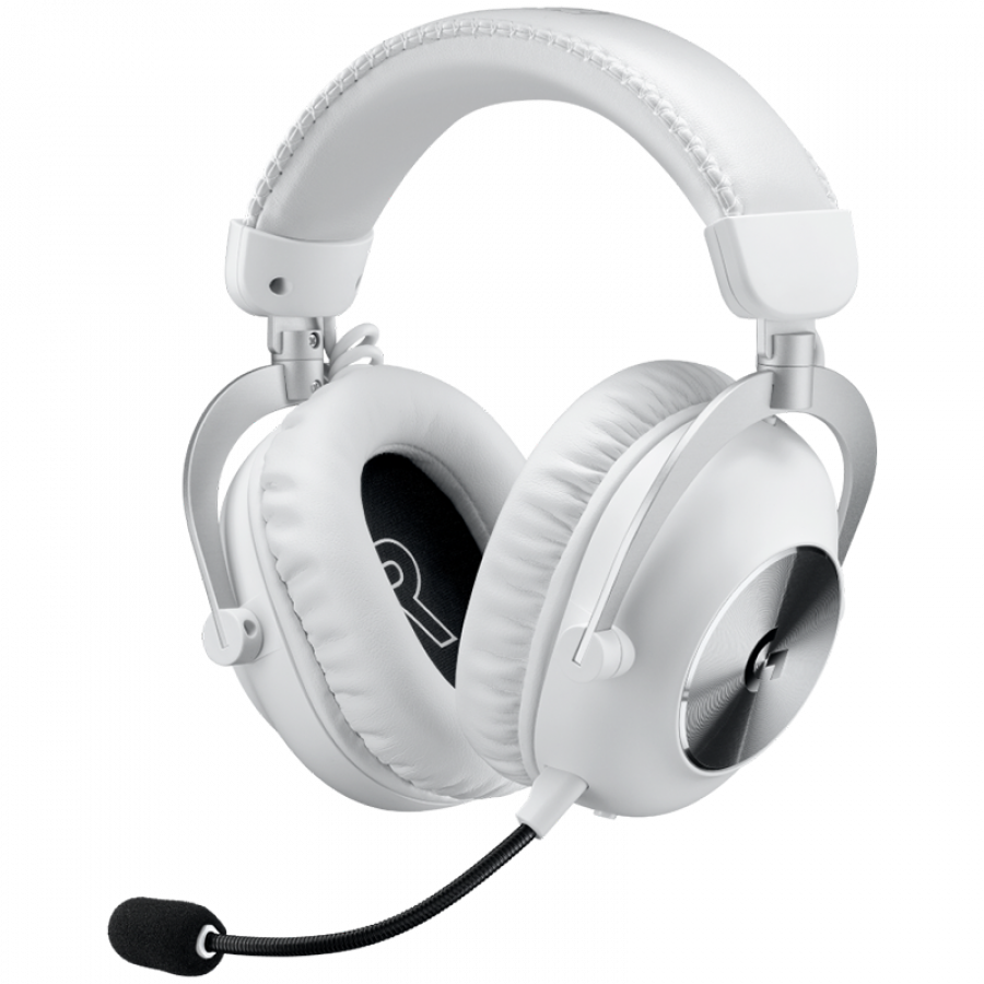 CASTI Logitech - gaming G PRO X2 LIGHTSPEED Wireless Gaming Headset - Blue Mic - WHITE, "981-001269" (timbru verde 0.8 lei)