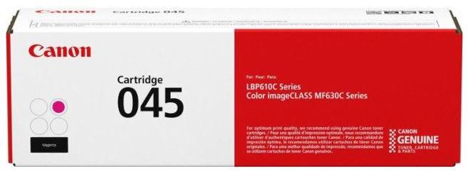 Toner Original Canon Magenta, CRG-045M, pentru LBP-611|LBP-613|MF-631|MF-633|MF-635, 1.3K, (timbru verde 1.2 lei) , "CR1240C002AA"