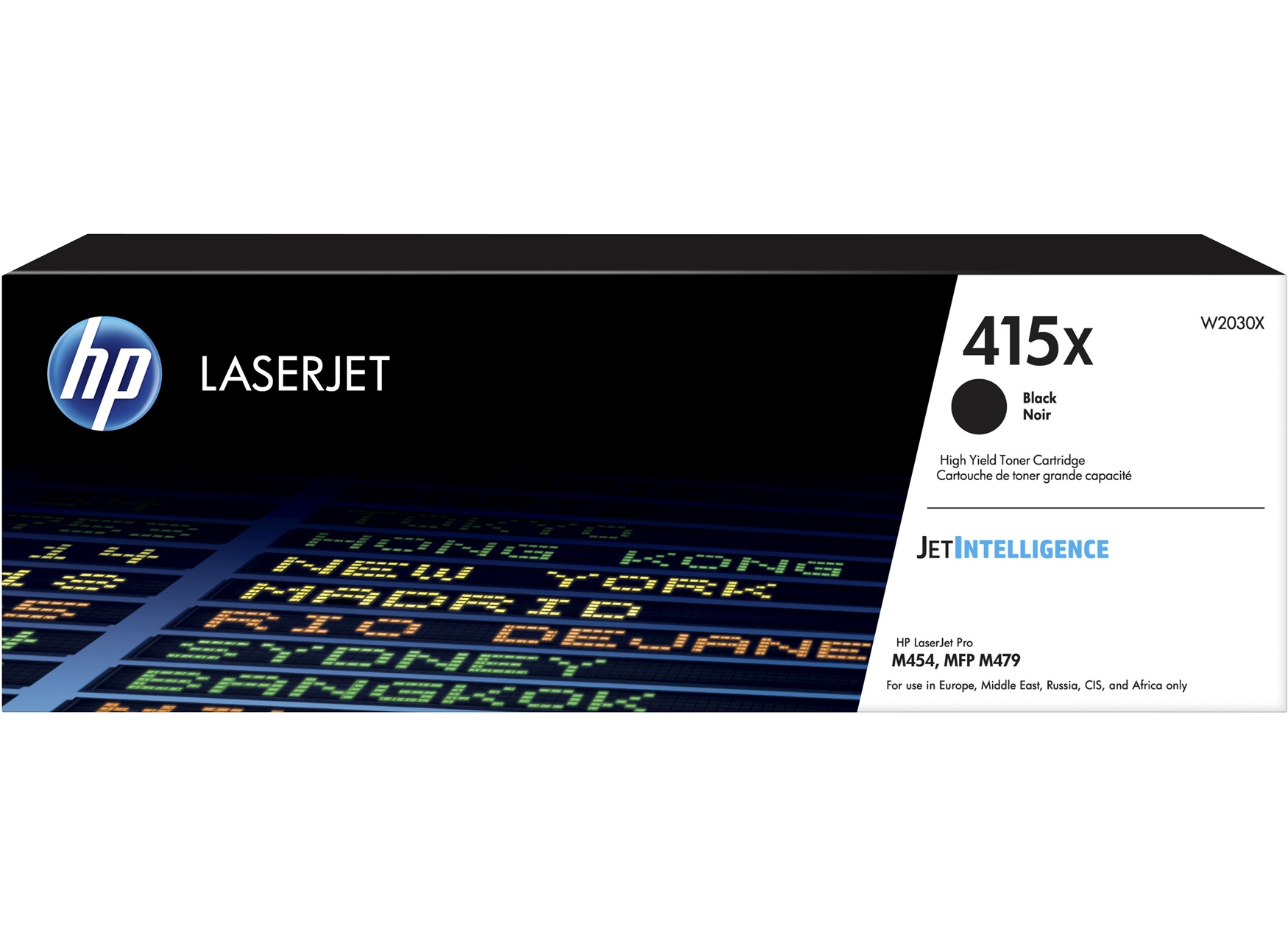 Toner Original HP Black, nr.415X, pentru MFP M454|M479|M480, 7.5K, (timbru verde 1.2 lei) , "W2030X"