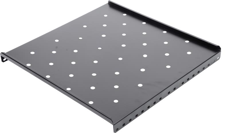 RAFT FIX SPACER 1U pentru rack 19", adancime 650mm, pt. cabinet de 1000mm, sarcina maxima 60Kg, vopsea antistatic, otel 1.2mm, black, "SPSF-1U650-BK-03"