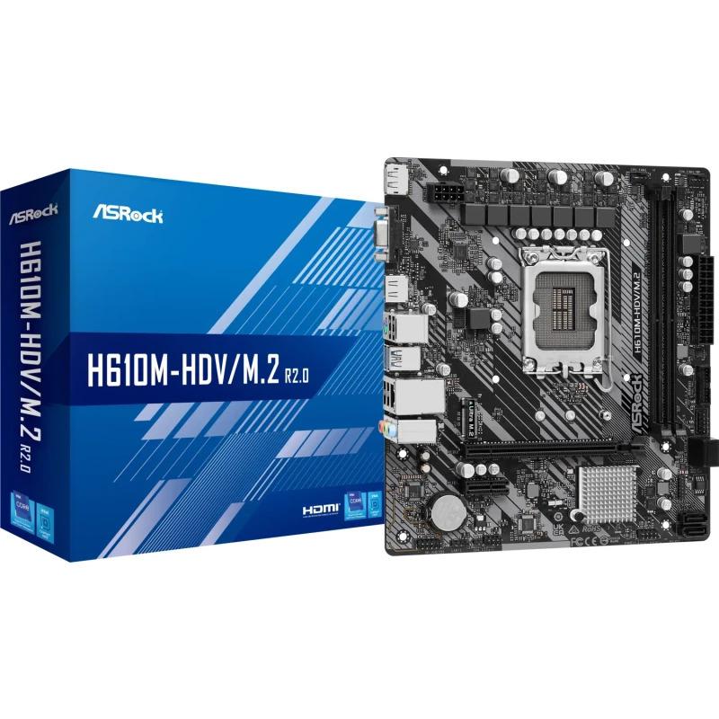 MB Asrock H610M-HDV/M.2 2.0 LGA 1700 "H610M-HDV/M.2 R2.0"