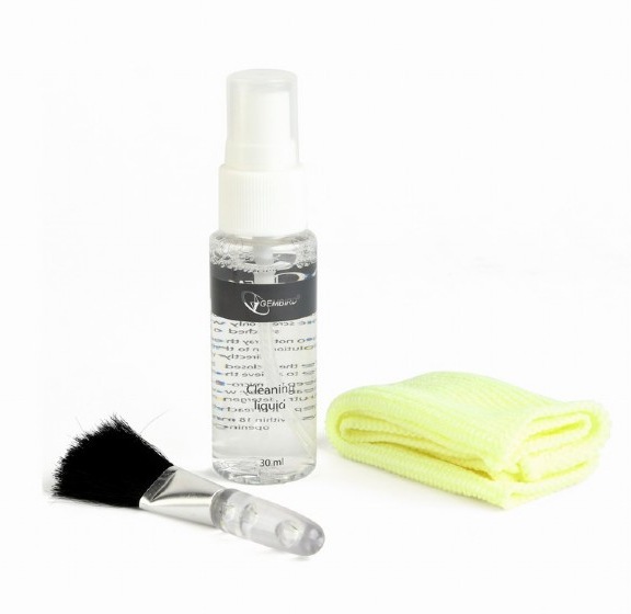 KIT curatare LCD 3-in-1 GEMBIRD, 1 solutie curatare 30ml, pensula, 1 servetel microfibra, "CK-LCD-04"