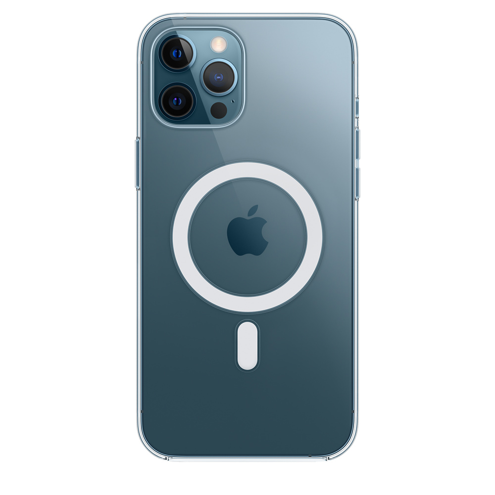 HUSA Smartphone Apple, pt iPhone 12 Pro Max, tip back cover (protectie spate) cu MagSafe, silicon, MagSafe, transparent, "mhln3zm/a"
