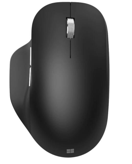 MOUSE MICROSOFT, "Ergo", PC sau NB, wireless, Bluetooth | 2.4GHz, optic, , butoane/scroll 4/1, ergonomic, negru, "222-00008" (timbru verde 0.18 lei)