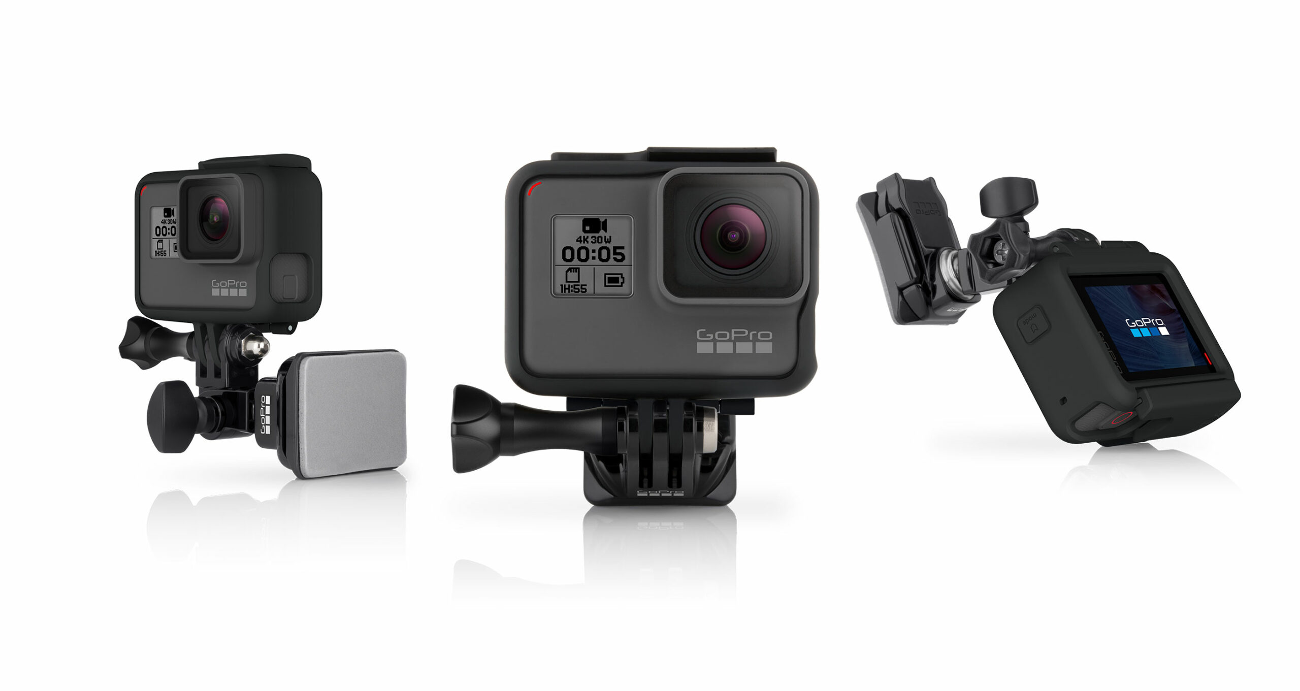 Montura GoPro casca, montare fata sau lateral "AHFSM-001"